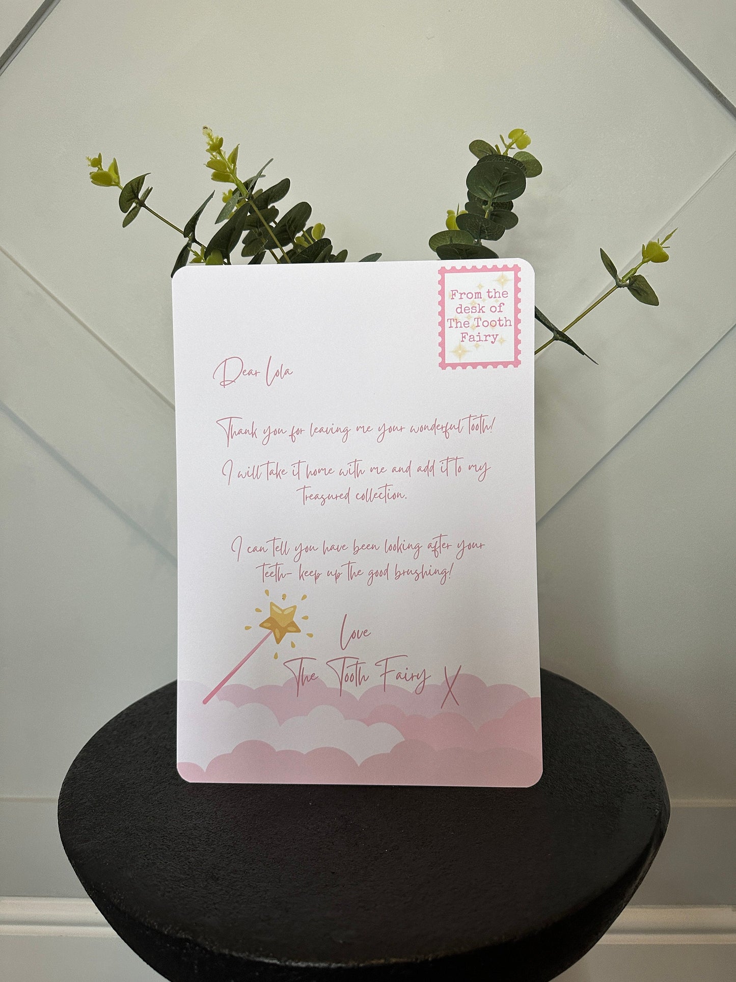 Personalised A4 Tooth Fairy Letter