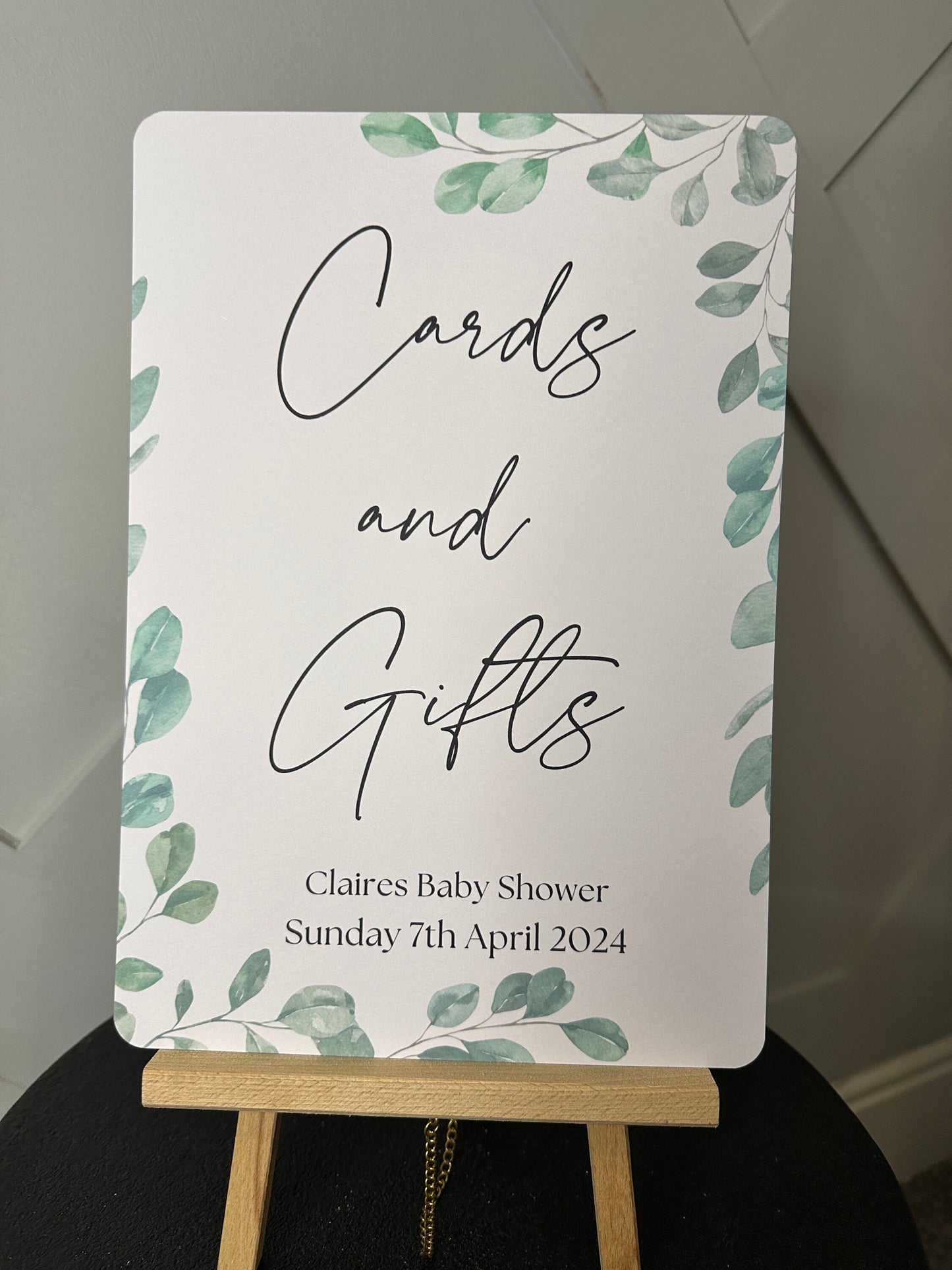 Eucalyptus Cards and Gifts Sign, A4 or 5x7 Sized