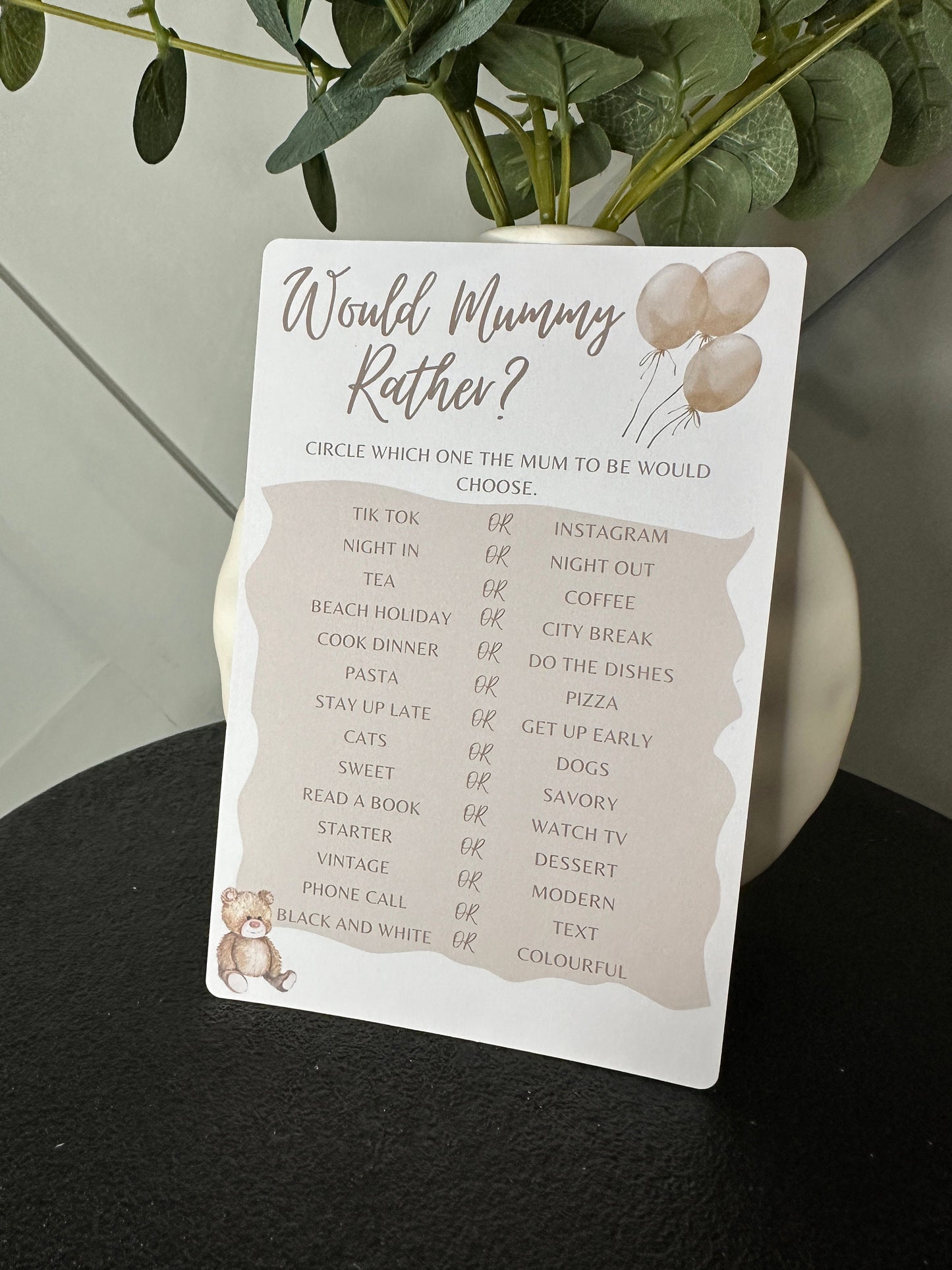 Would Mummy Rather-Pack of 10