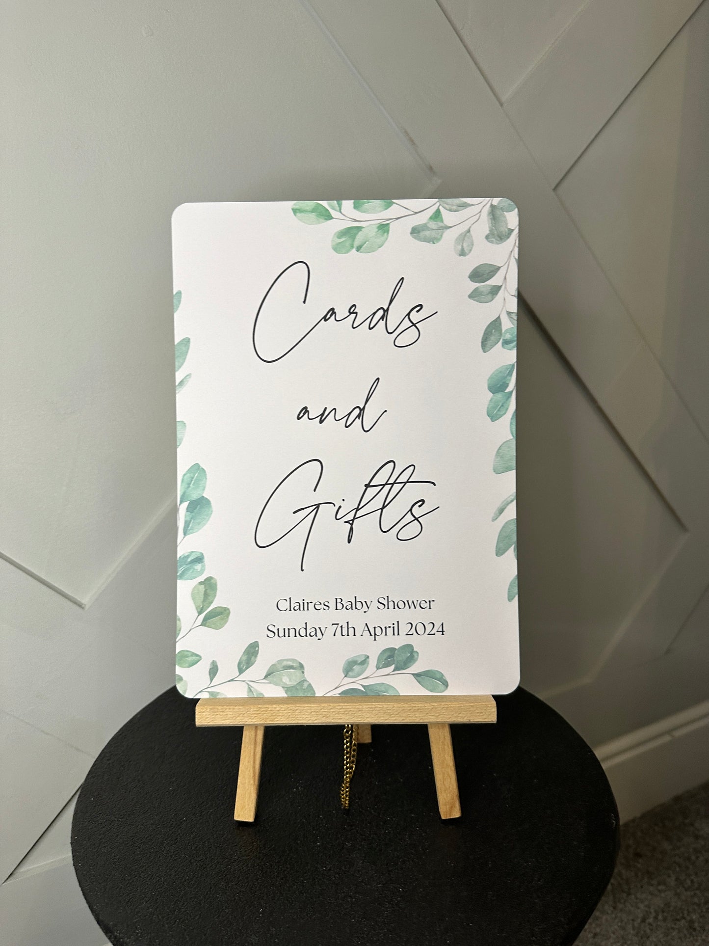 Eucalyptus Cards and Gifts Sign, A4 or 5x7 Sized