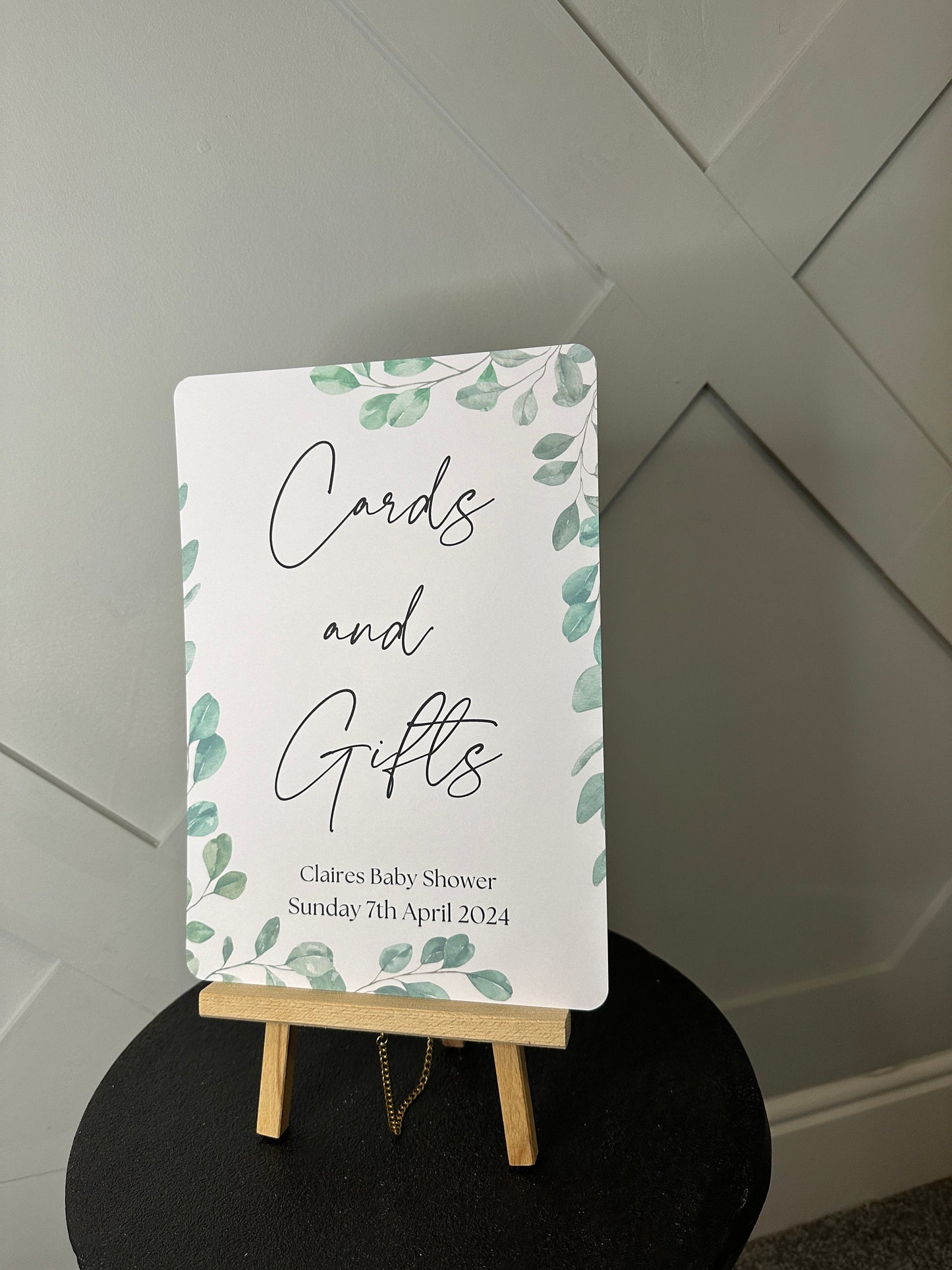 Eucalyptus Cards and Gifts Sign, A4 or 5x7 Sized