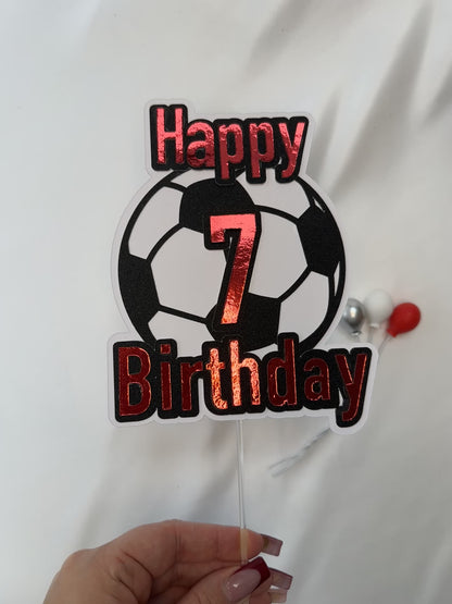 Football Cake Topper