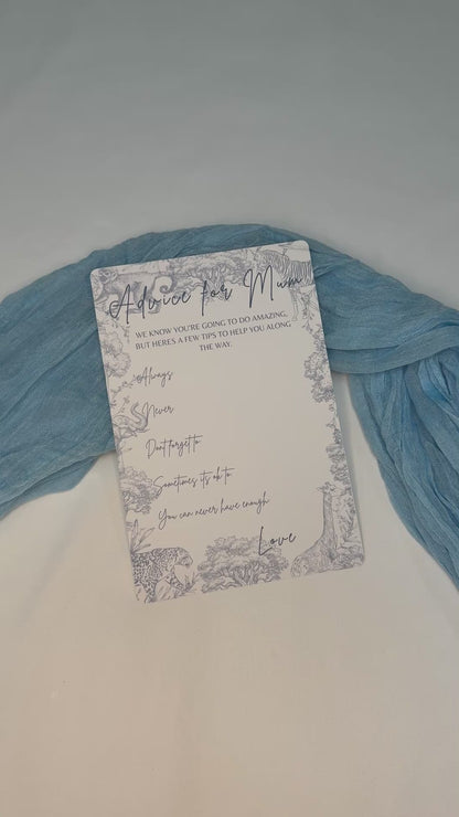 Blue Safari Advice for Mum Cards- Pack of 10